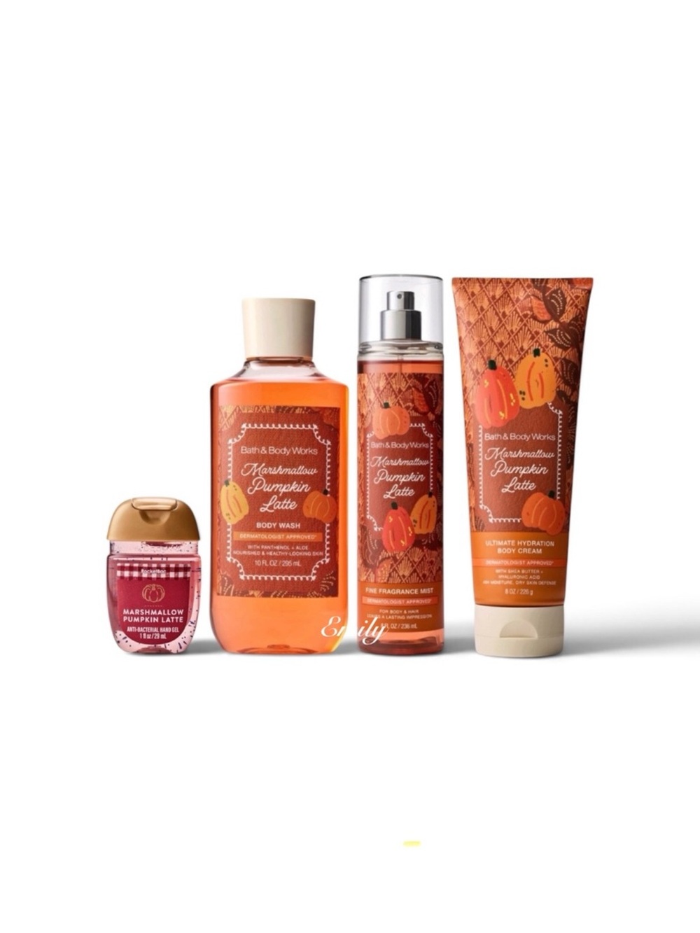 Bath & Body Works Marshmallow Pumpkin Latte Body Care Set - Picture 8 of 10